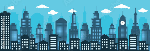 Cityscape (blue)