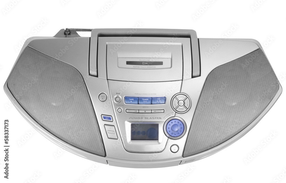 Obraz premium Close-up of a stereo CD Player