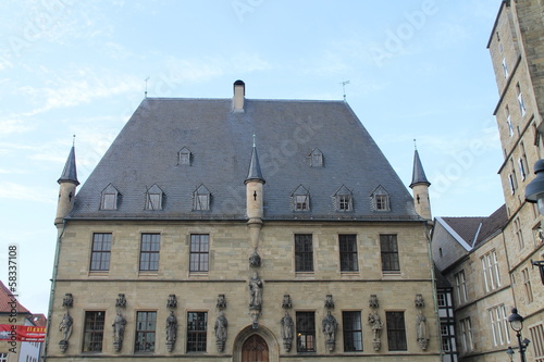 Das Rathaus in Osnabr  ck