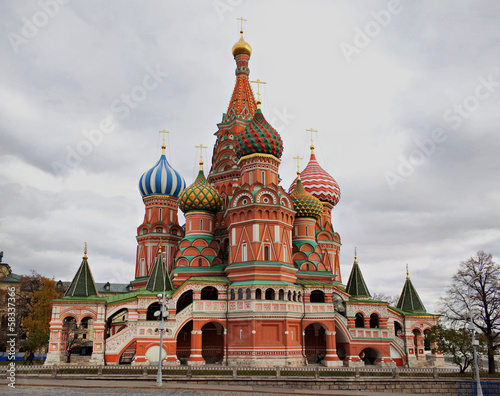 Saint Basil's Cathedral, Moscow, Russia.