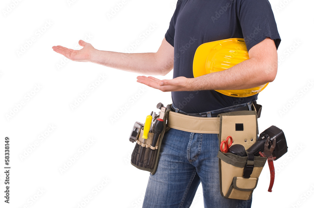 Blue collar worker. Blue collar worker.