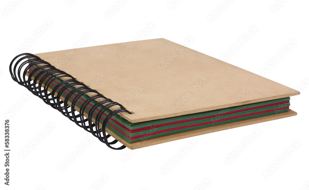 Close-up of a spiral notebook Close-up of a spiral notebook