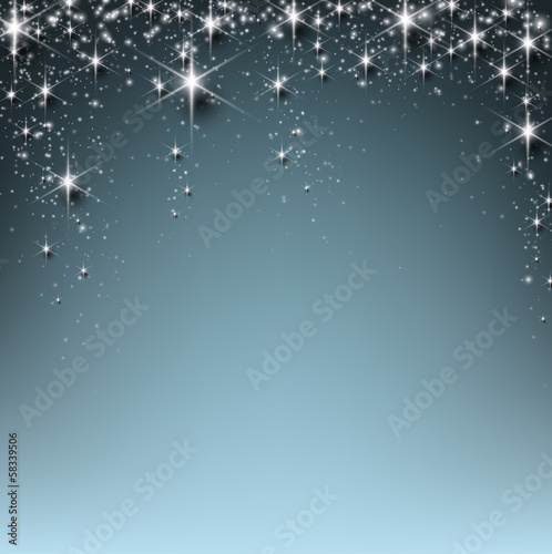 Christmas starry background.