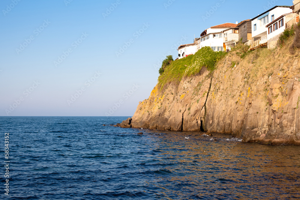 Houses on the cliff
