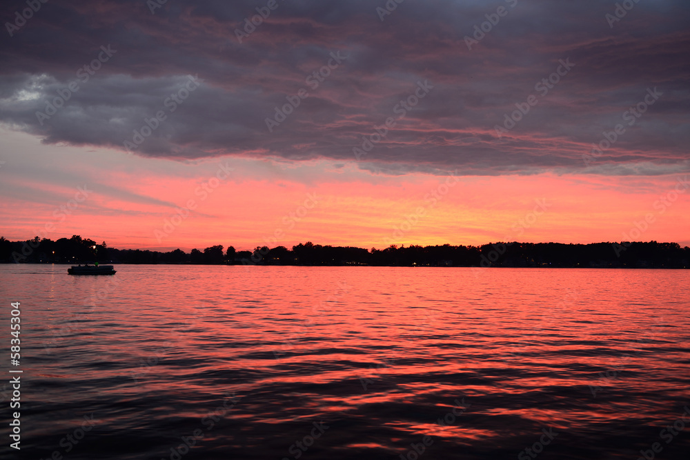 Lake Evening Lake Evening