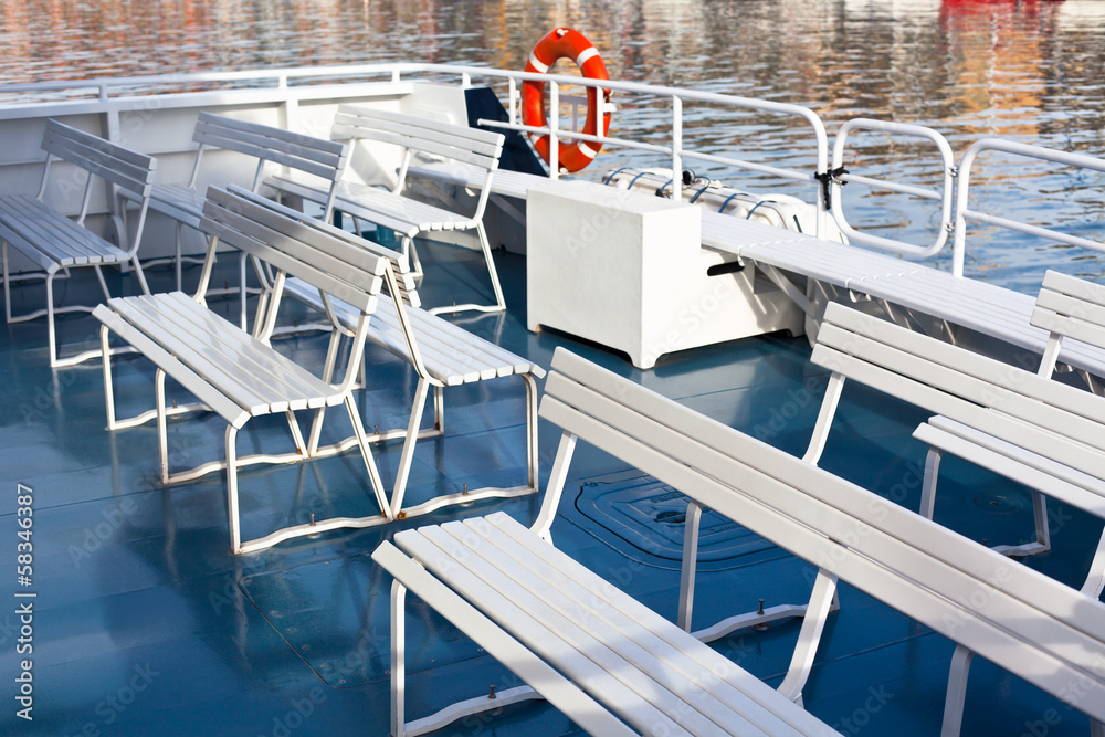 Passenger's Recreational Boat Deck
