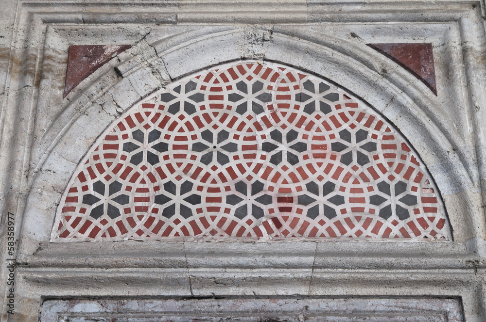 Ornamentik, Sehzade-Moschee, Istanbul, Türkei