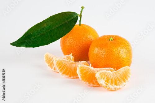 Composizione di mandarini