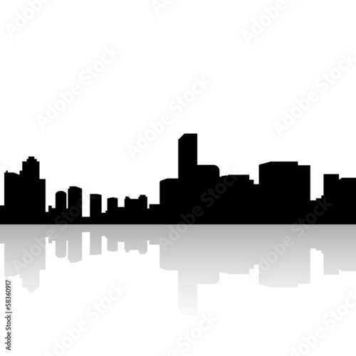 Buildings silhouettes