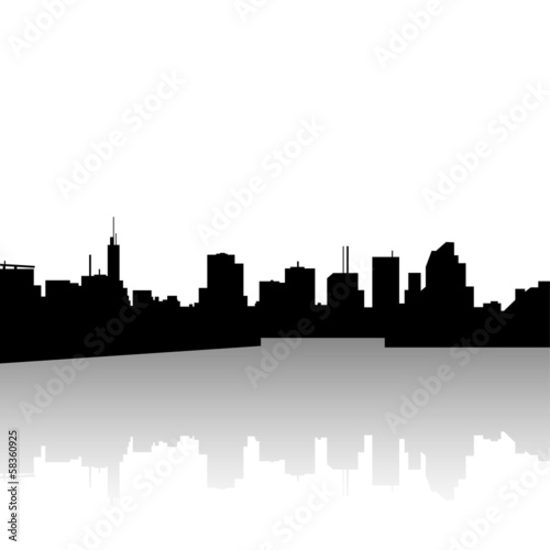 Buildings silhouettes