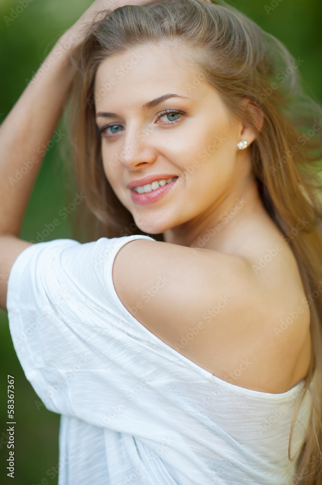Natural health beauty of a woman face Natural health beauty of a woman face
