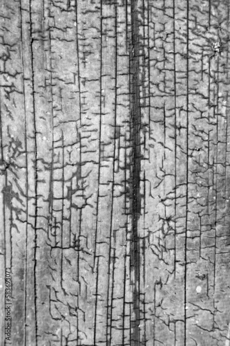 background of old cracked rubber