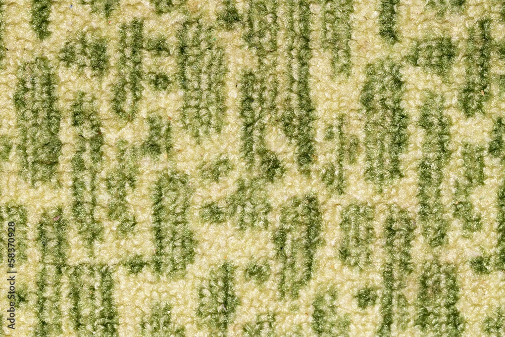 background of green carpet