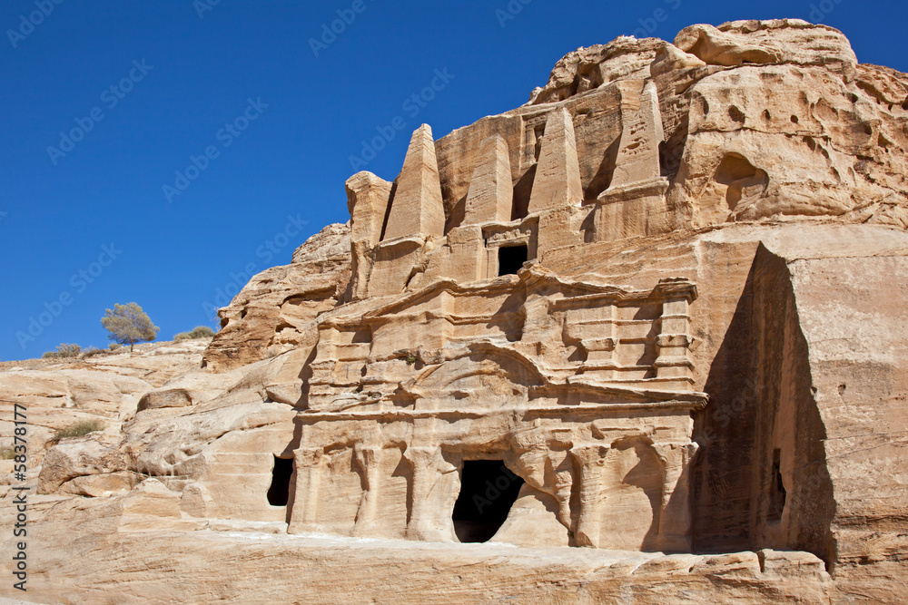Obelisk Tomb – Petra - Jordanie