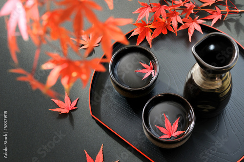 Photos お酒と紅葉