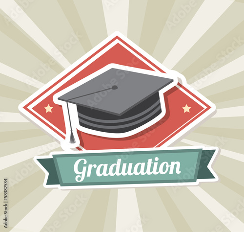 graduation label