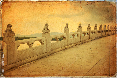 The Bridge of 17 arches in Beijing - Summer Palace 