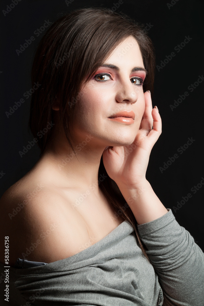 Beautiful Woman Portrait.Beauty model Beautiful Woman Portrait.Beauty model