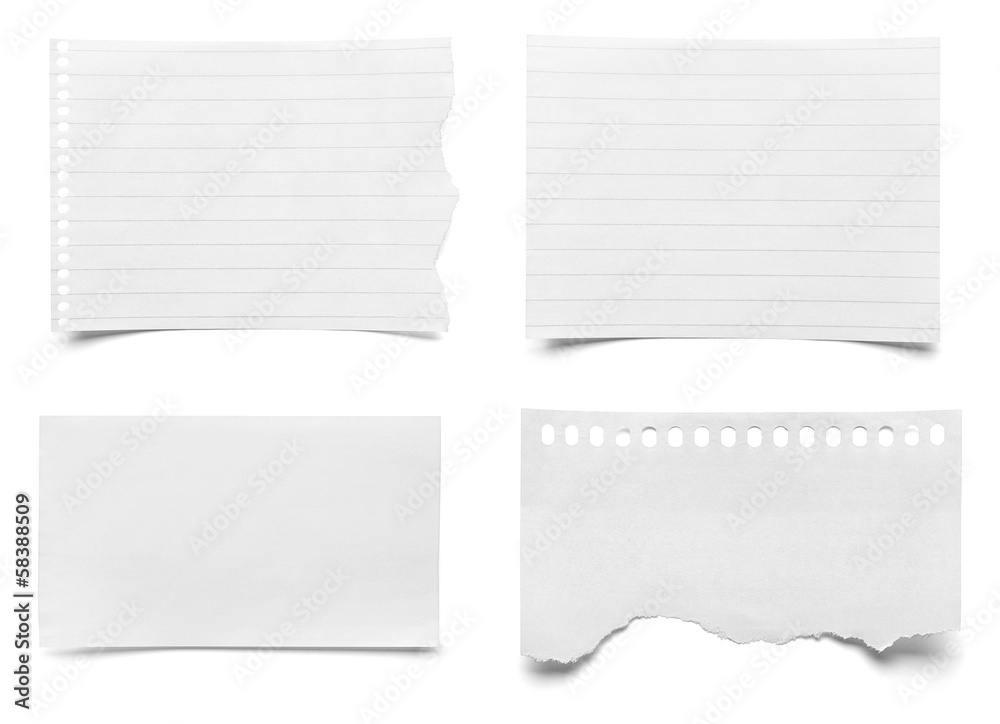 piece of paper note notepad piece of paper note notepad