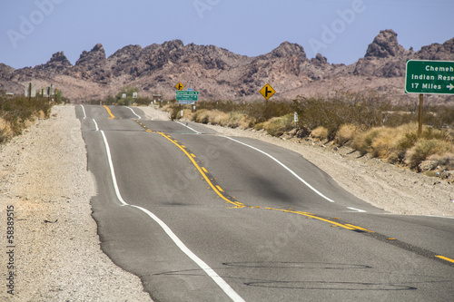 dip desert road