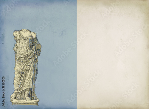 Roman statue illustration