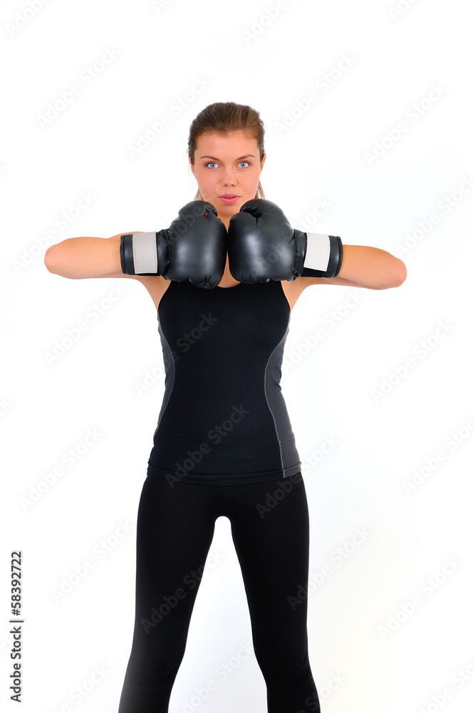 fitness woman boxing fitness woman boxing