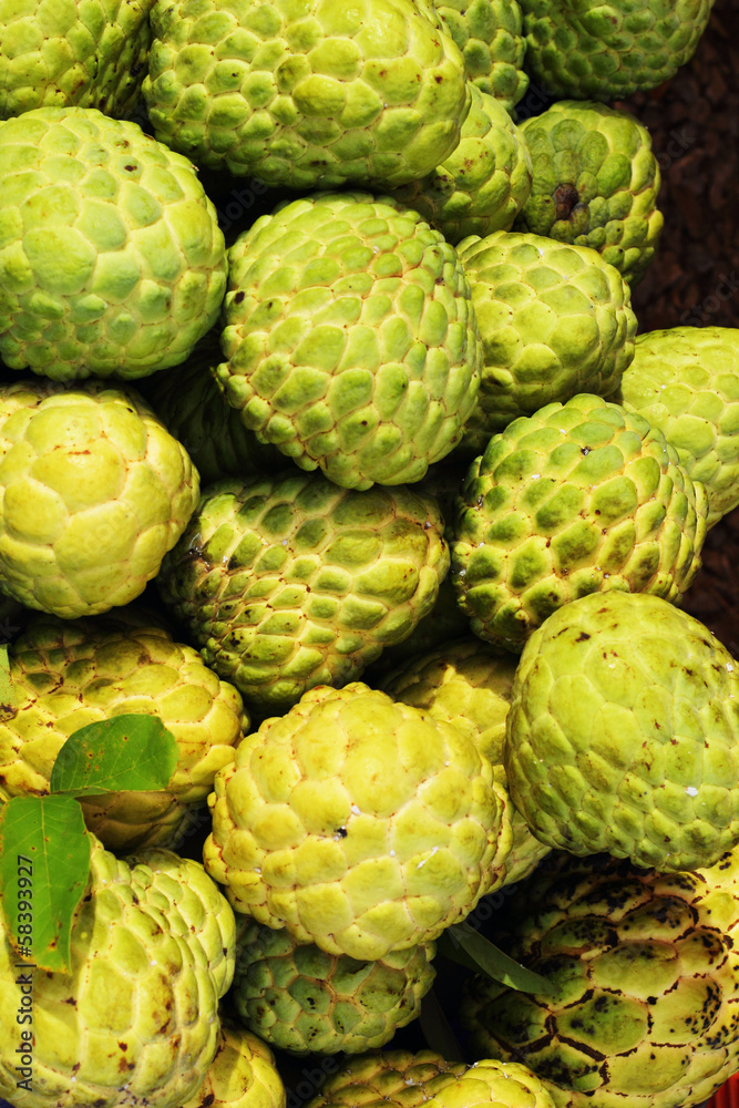 sugar apple in the market sugar apple in the market