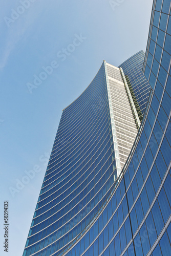 Contemporary business skyscraper