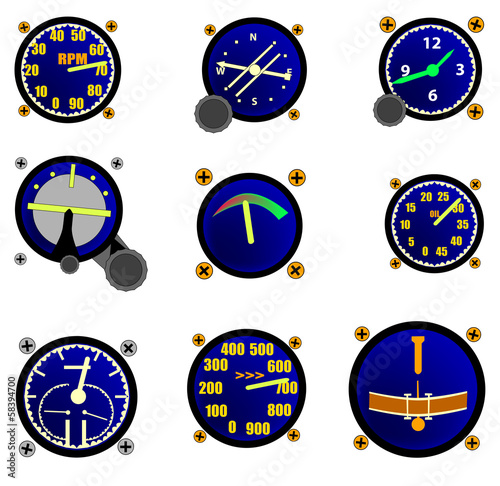 Various Aircraft Gauges