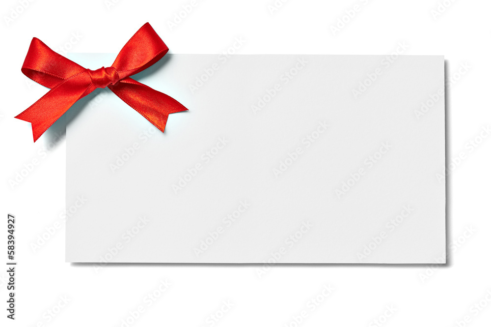 ribbon bow card note chirstmas celebration greeting ribbon bow card note chirstmas celebration greeting