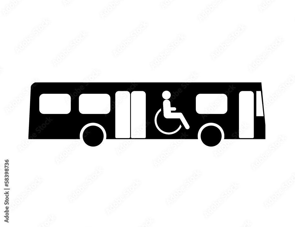 Bus pour personnes handicapées