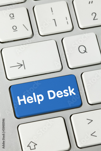 Help desk. Keyboard