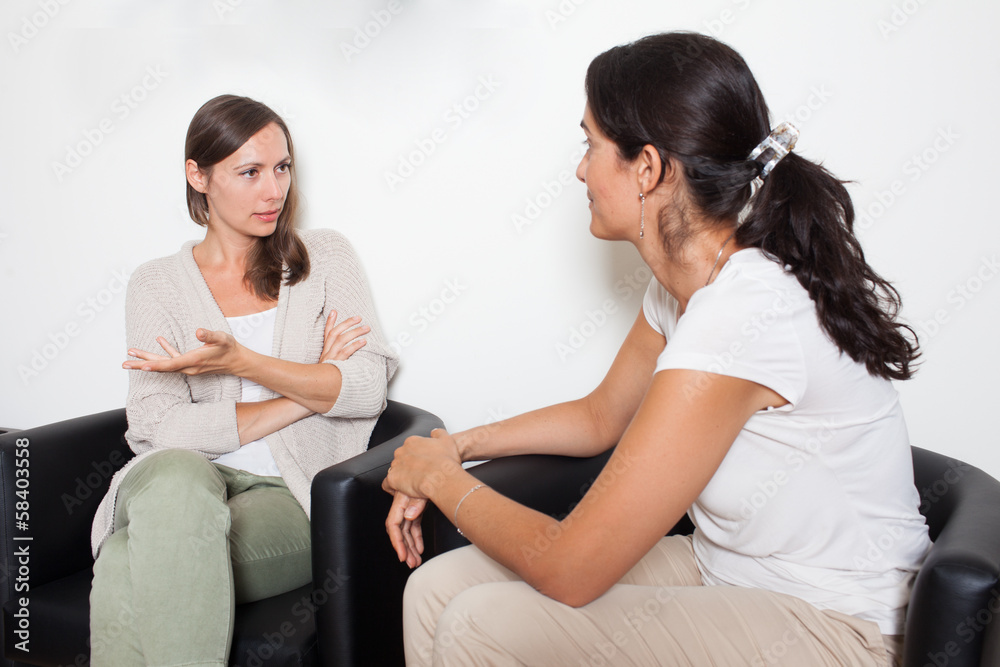 Obraz premium Probleme ausdiskutieren