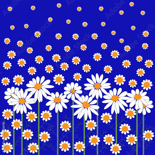 Card with lots of daisies