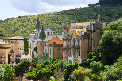 picturesque houses at Tibidabo mount