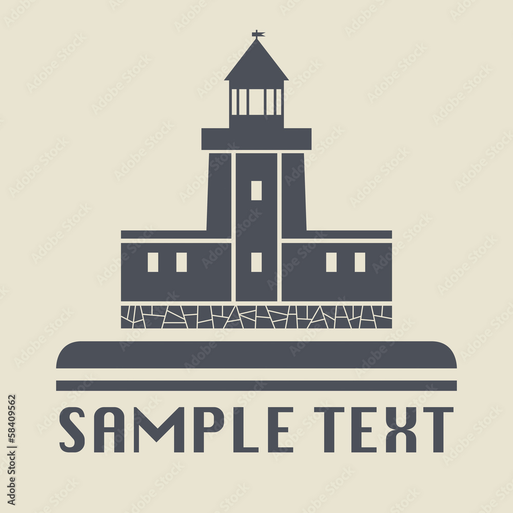 Lighthouse icon or sign, vector Lighthouse icon or sign, vector