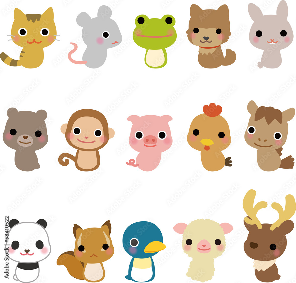 Fototapeta premium いろいろな動物