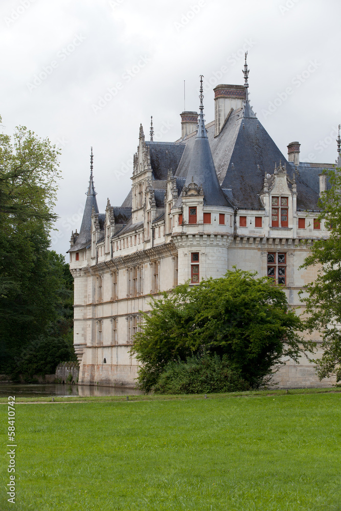 Fototapeta premium Azay-le-Rideau castle in the Loire Valley, France