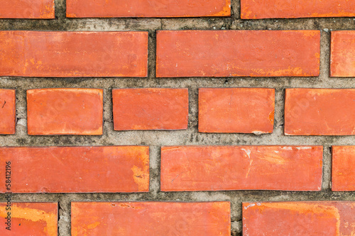 Vector texture of old brick wall