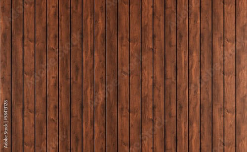 Dark wood paneling