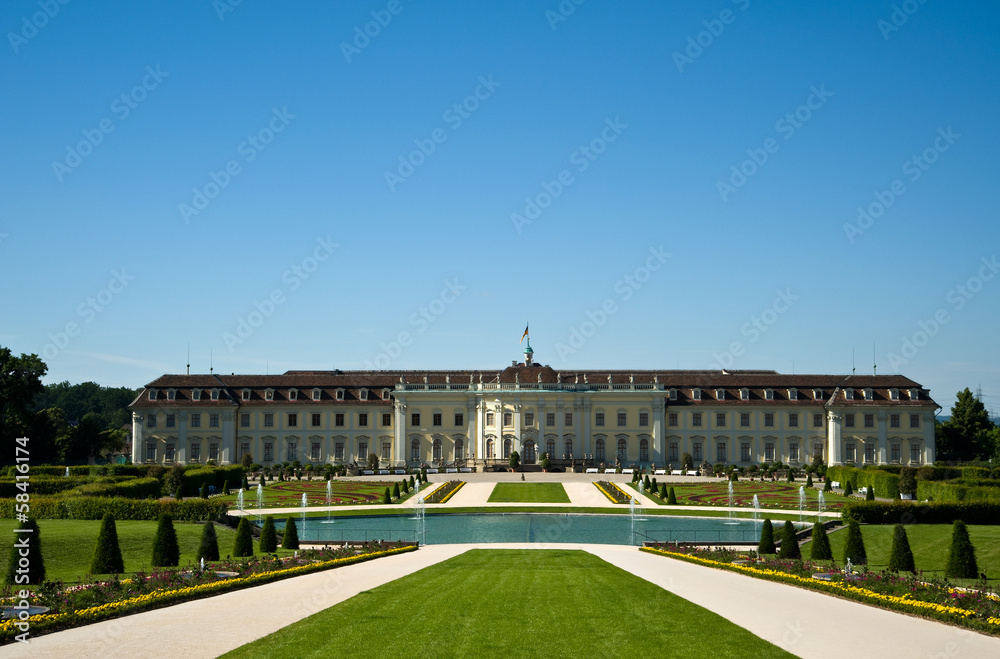 Obraz premium Barockschloss Ludwigsburg