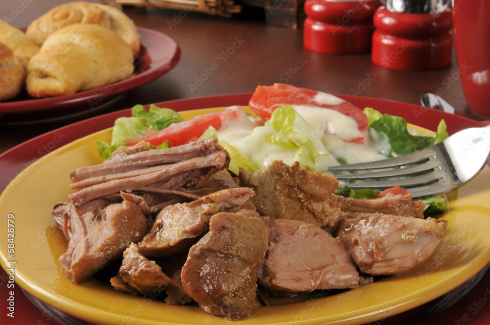 Pork roast close up Pork roast close up