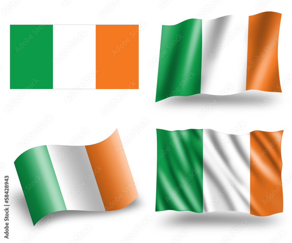 Obraz premium Flag of Ireland