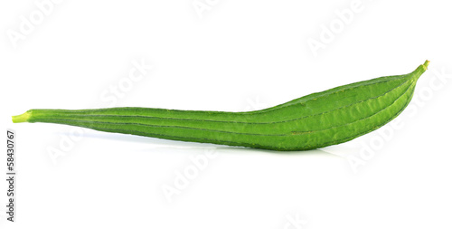 zucchini on white background