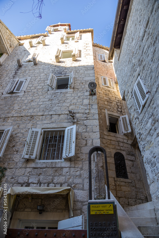 Split. Ruins of Diocletian's palace - old town
