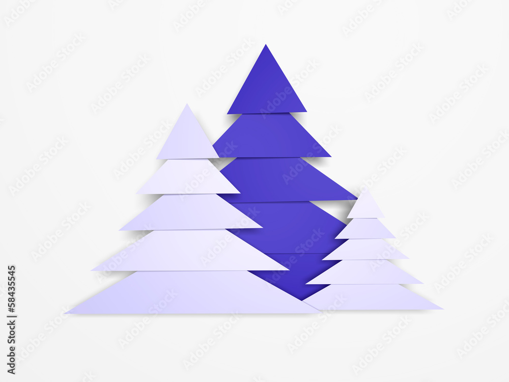 Abstrakte Weihnachtsbäume Abstrakte Weihnachtsbäume