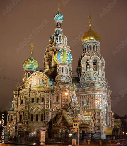 Cathedral of the Savior on Spilled Blood in St. Petersburg