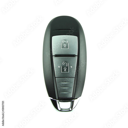 Security remote control  on a white background