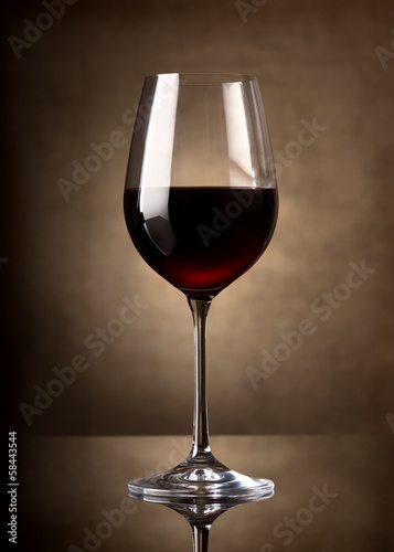 Wine on a dark background