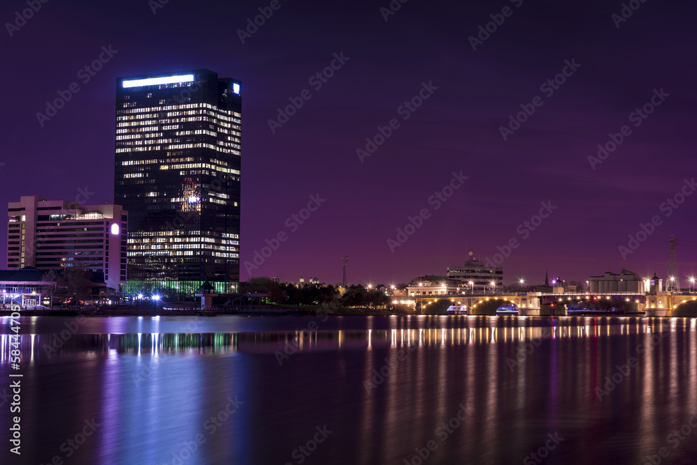 Obraz premium City Lights Skyline